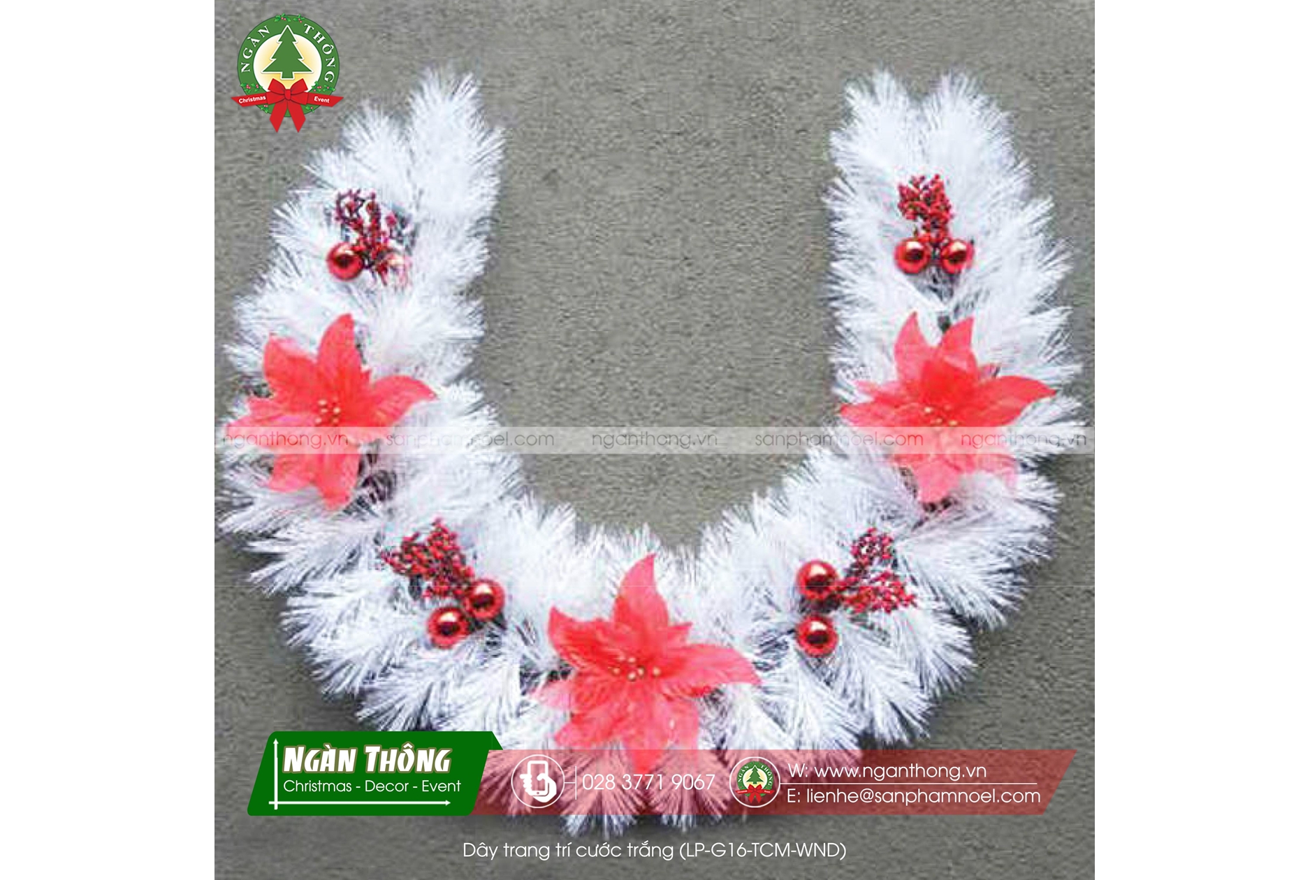 DÂY TRANG TRÍ CƯỚC MÀU TRẮNG CÓ TRANG TRÍ
