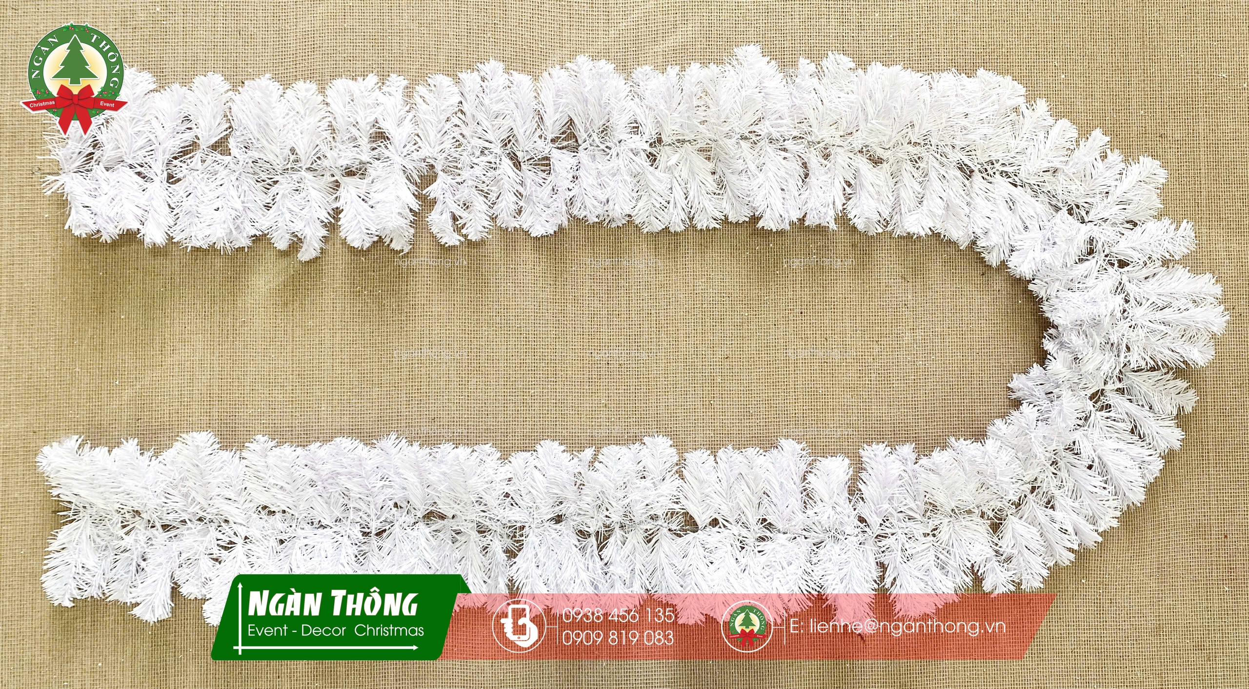 DÂY TRANG TRÍ ĐẦU TRÒN MÀU TRẮNG